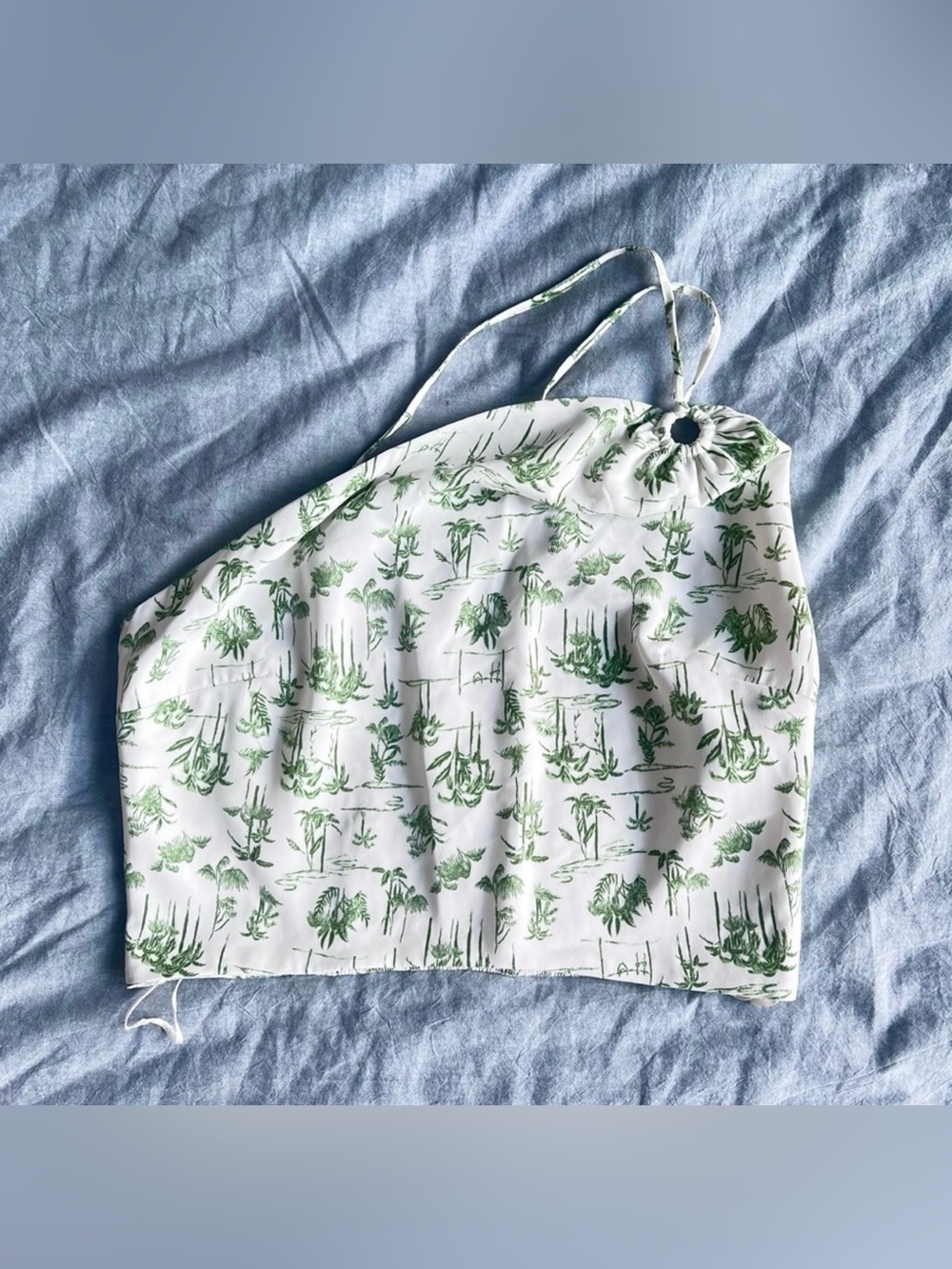 Abercrombie & Fitch palm tree halter top
